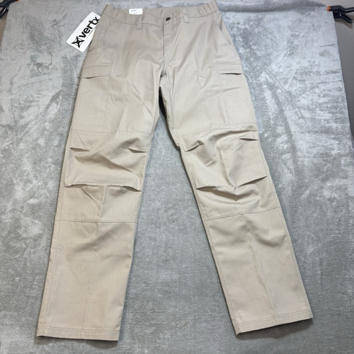 Vertx Pants Men 34x34 Khaki Phantom LT Cargo Ripstop Tactical Articulated Knee