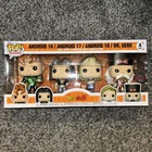 Funko Pop! Dragon Ball Z Metallic Android 16/17/18 Set