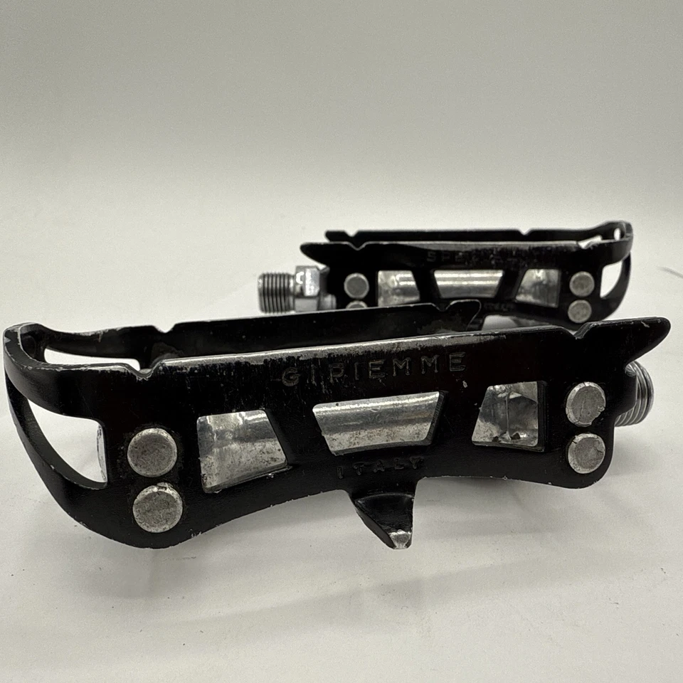 Pedales especiales para bicicleta de carretera Gipiemme de colección hechos en Italia bicicleta de carretera Foto 4 de 4
