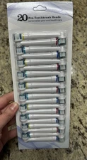 20pcs Replacement Toothbrush Heads Compatible with Oral-B Braun