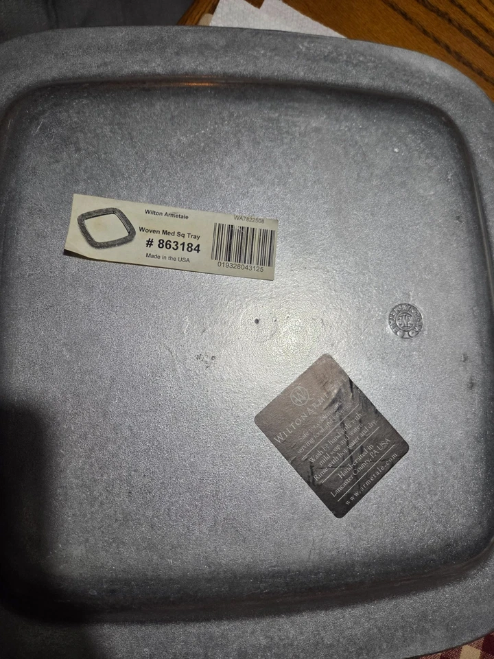 Wilton Armedale woven med tray 14 inch - Image 2 of 2