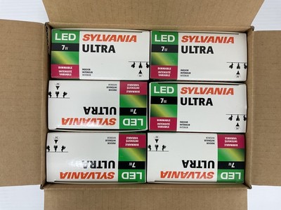 Sylvania Ultra LED 7W Flood Light PAR16 GU10 Base 3000K 350 LM White - Case of 6
