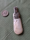 ANTIQUE STERLING SILVER BABY whistle & mother of pearl handle — photo 2