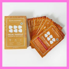 SILKDERMIS Facial Triangle Shape Anti Wrinkle Patches 72 Pcs Collagen Vitamin E