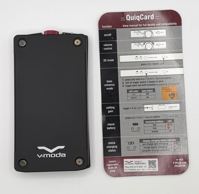 V-Moda Vamp Versa Universal Headphone Amplifier w DAC & Battery Pack - Used
