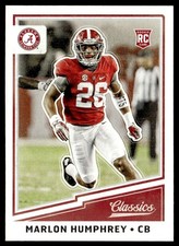 2017 Panini Classics Marlon Humphrey Rookie Baltimore Ravens #264