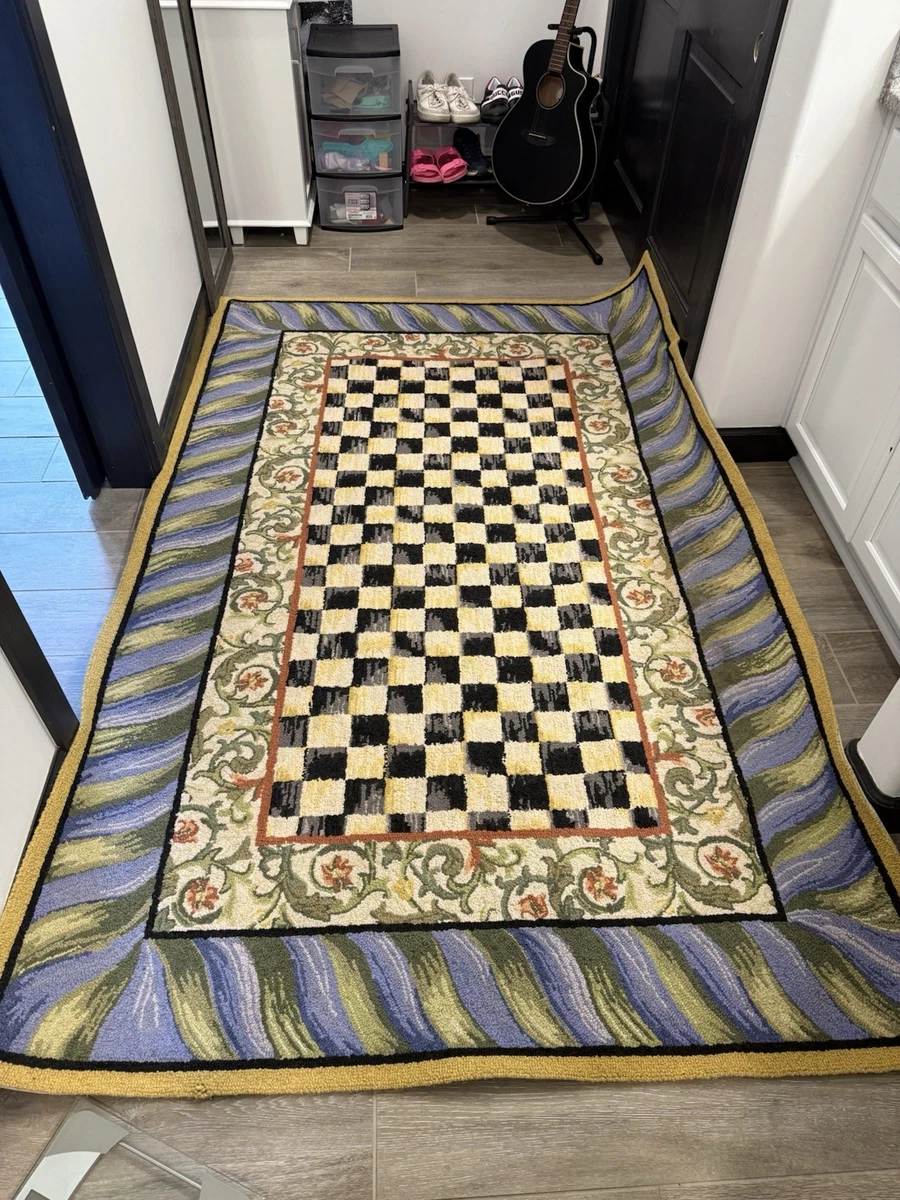 【新品・タグ付き】MACKENZiE-CHiLDS  CHECKラグ Amazon.com: MACKENZIE-CHILDS Bath Rug, Bath Mat for Bathroom Use