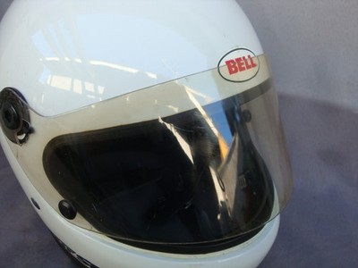 1980 BELL TOUR STAR Motorcycle Helmet Sz 7-1/4-58 White With Box