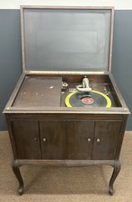 Victor Victrola VV-210 Talking Machine Antique Phonograph Record Cabinet 1920s
