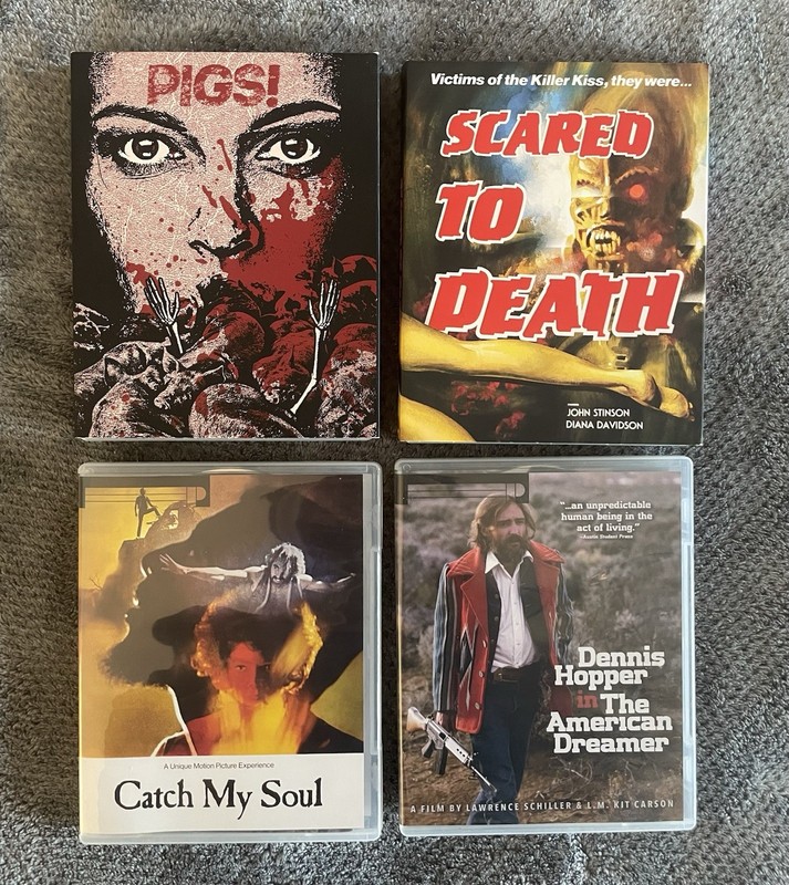 Vinegar Syndrome / Etiquette Pictures Blu-Ray Lot OOP, CULT, RARE, DENNIS HOPPER