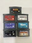 Gameboy Advance Mix Lot (Cartridge Only)  Tested 7 Games Star Wars Disney Cars