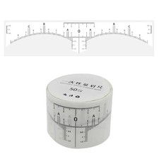 50PCS Disposable Eyebrow Ruler Sticker Adhesive Microblading Permanent Makeup