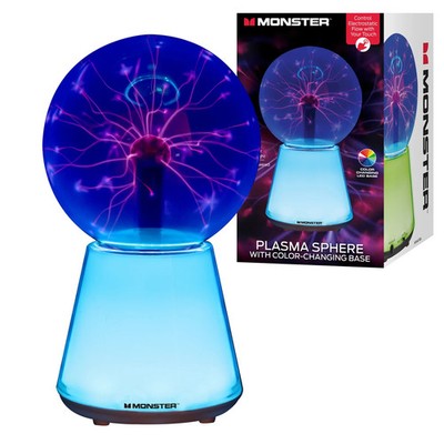 Monster 5.5'' Multicolor Plasma Sphere Lamp Touch Activated Science