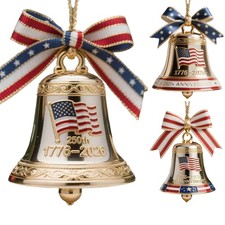 1776-2026 United States 250th Anniversary Bell Ornament Christmas Bell Ornament