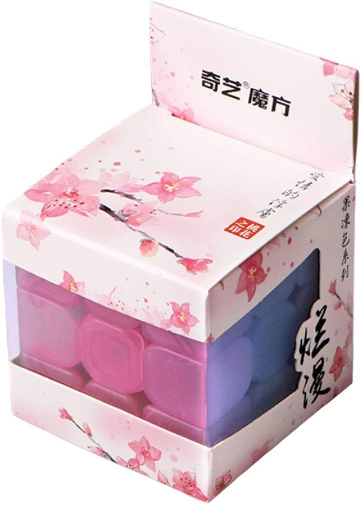 Warrior W 3x3x3 Jelly Speed Cube Stickerless Transparent Magic