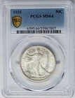 1935 Walking Liberty Half 50c MS64 Secure PCGS 950693-1