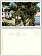 Lake Winnepesaukee NH WEIRS SHORE PATH Postcard X480