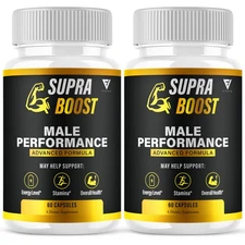 (2 Pack) Supra Boost Energy Formula, SupraBoost Daily Support (120 Capsules)