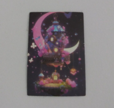 Castle In Moonlight Clouds Sticker 1.75'' x 1.18'' (Z)
