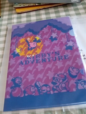 Kirbys Adventure Clear Folder Japanese Import