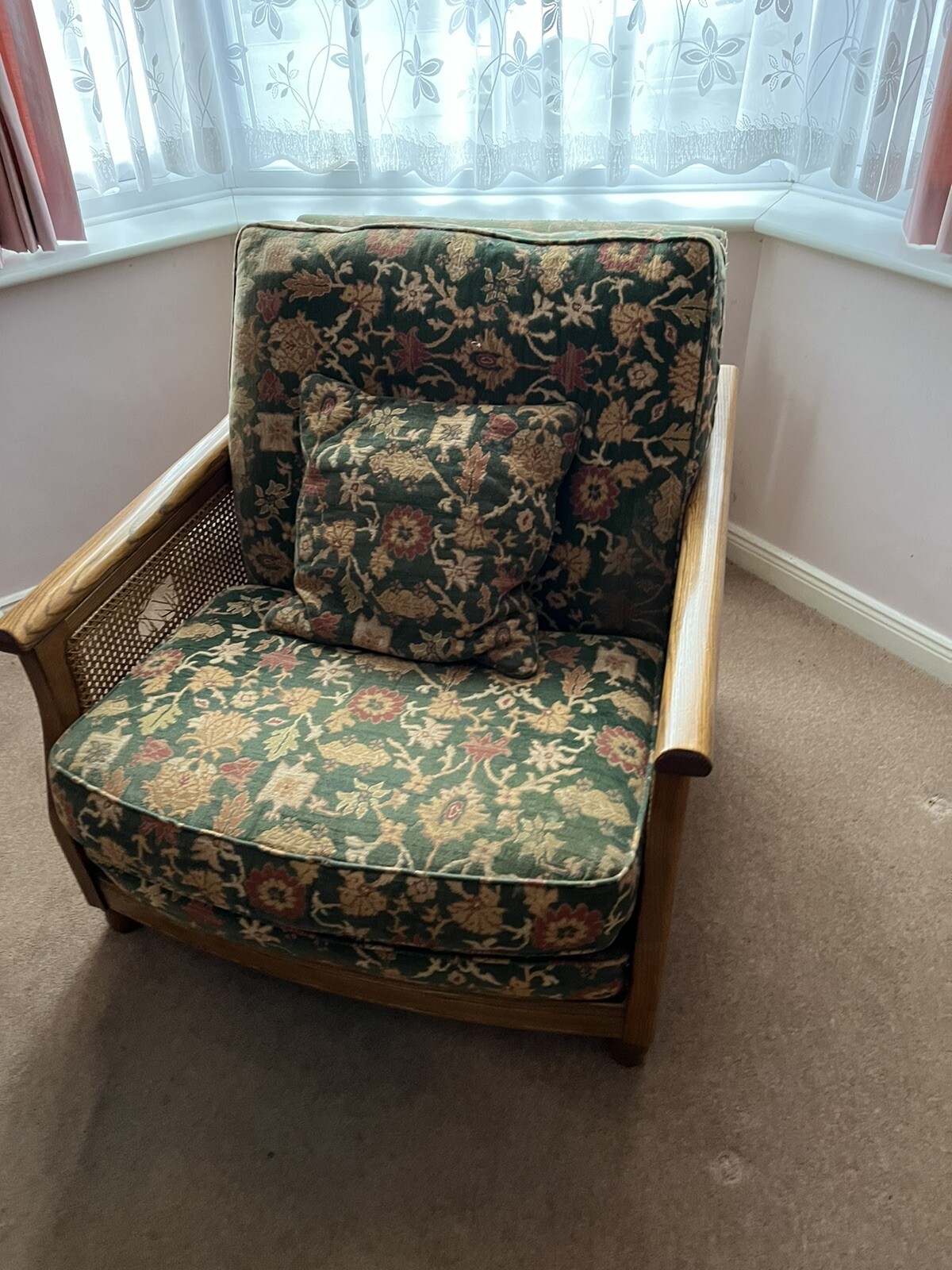 Ercol 3 seater Sofa And 2 Matching Armchairs eBay