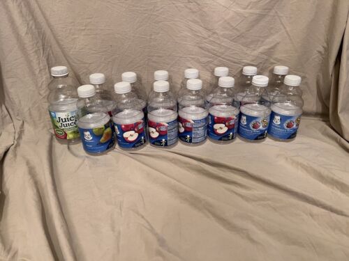 15 Empty Baby Juice Bottles Cleaned - Afbeelding 1 van 2