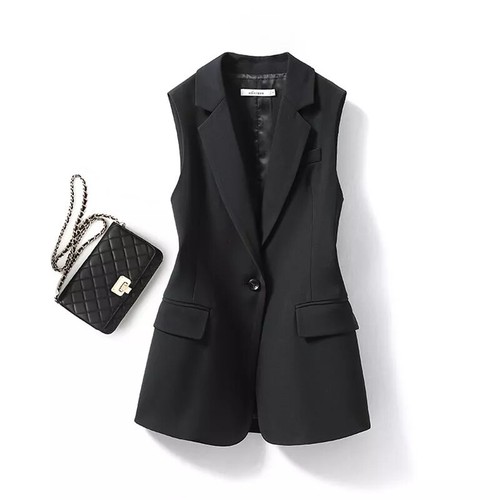 Blazer Donna Elegante,Gilet Completamente Foderato Per Costumi - 5