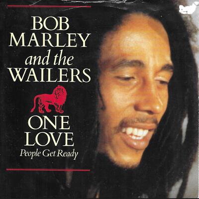 Bob Marley And The Wailers One Love / People Get Ready UK 45 7'' sgl +Pic Slv