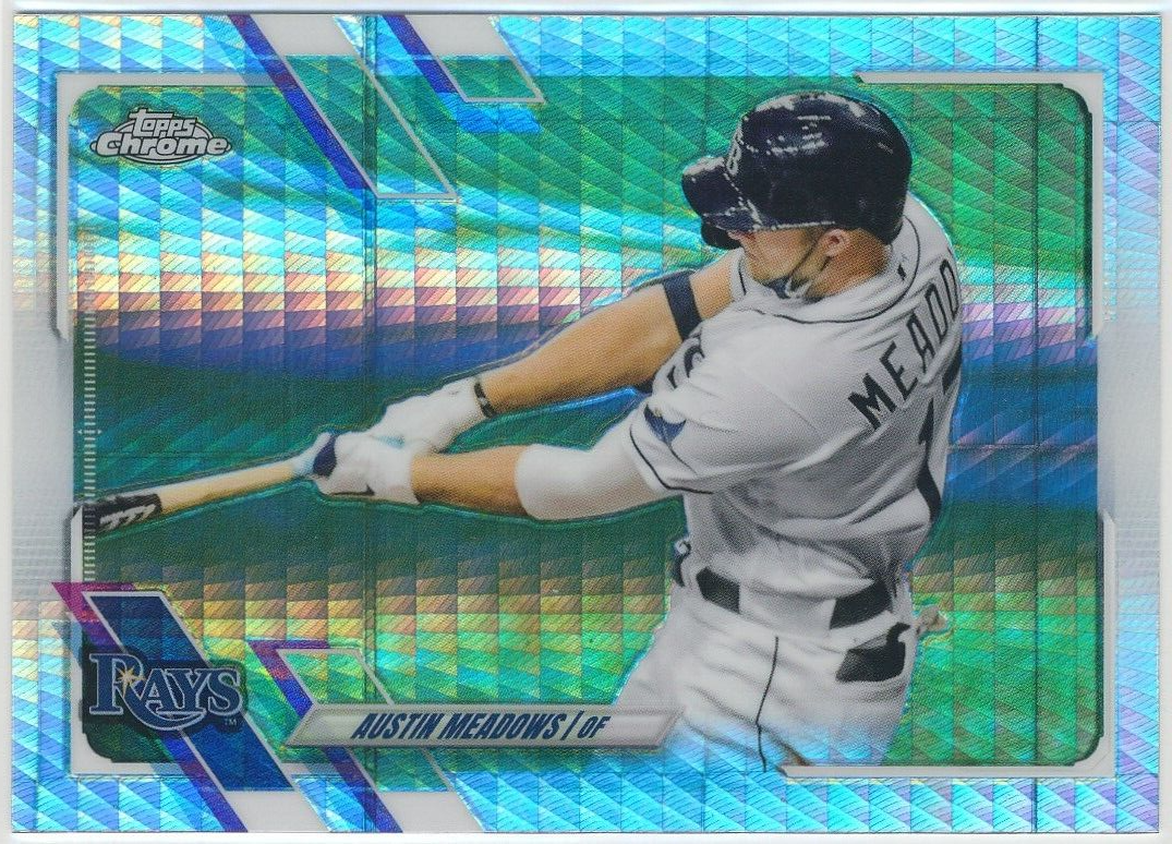 2021 Topps Chrome - Austin Meadows - Tampa Bay Rays - PRISM