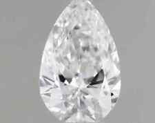 0.20 Ct Natural Diamond D/VVS1 Grade Pear Brilliant Cut 5 x 3 mm GIA CERTIFIED 3290.00 per carat