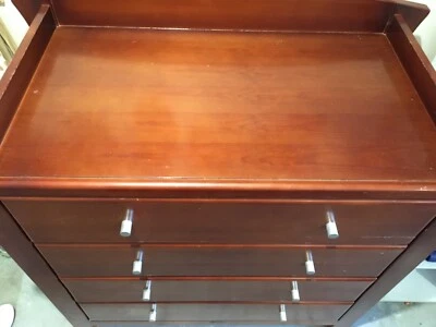 cot with built in change table