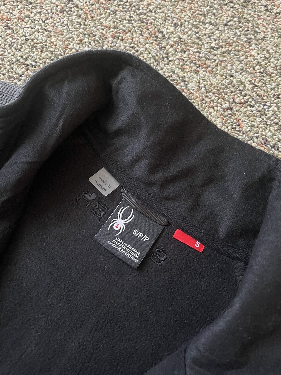 Spyder Core Full Zip Gray Jacket Mens Small Excellent Ski