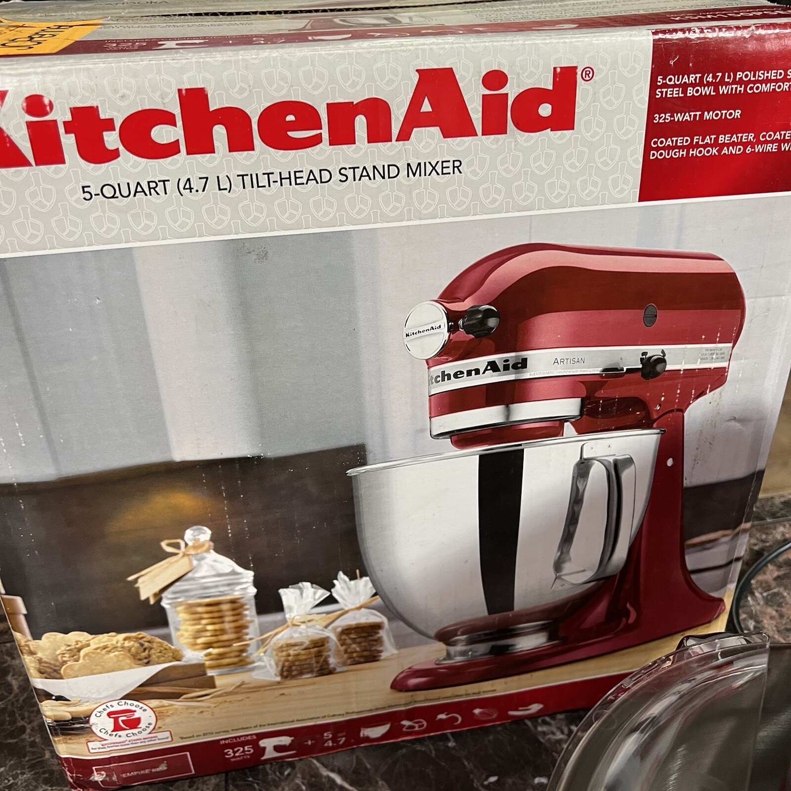 KitchenAid KSM150PSER Artisan TiltHead Stand Mixer Empire Red New