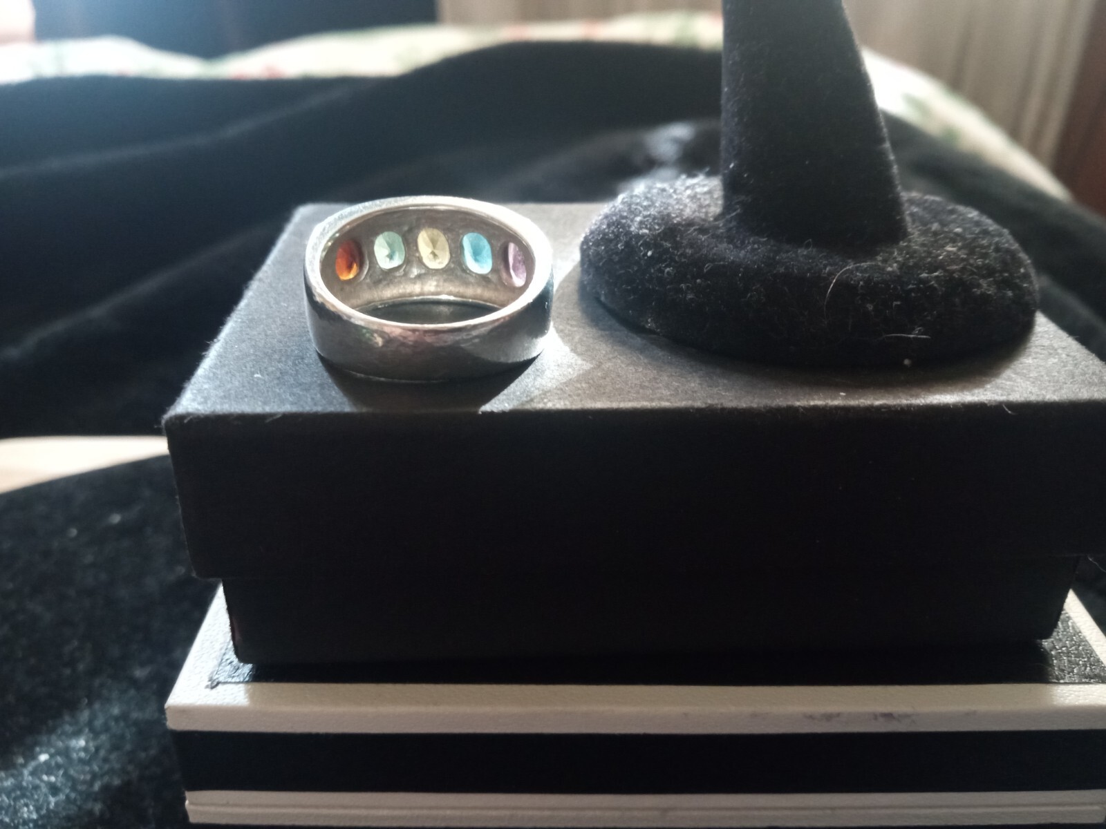 Sterling Silver Solid 925 Multi Colored Gemstone … - image 6