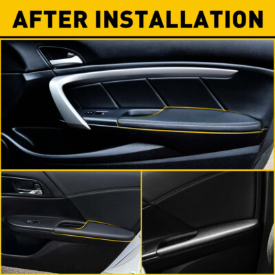 Pair For 2008-2012 Honda Accord Coupe Left+Right Side Door Armrest Panel 2PCS EA