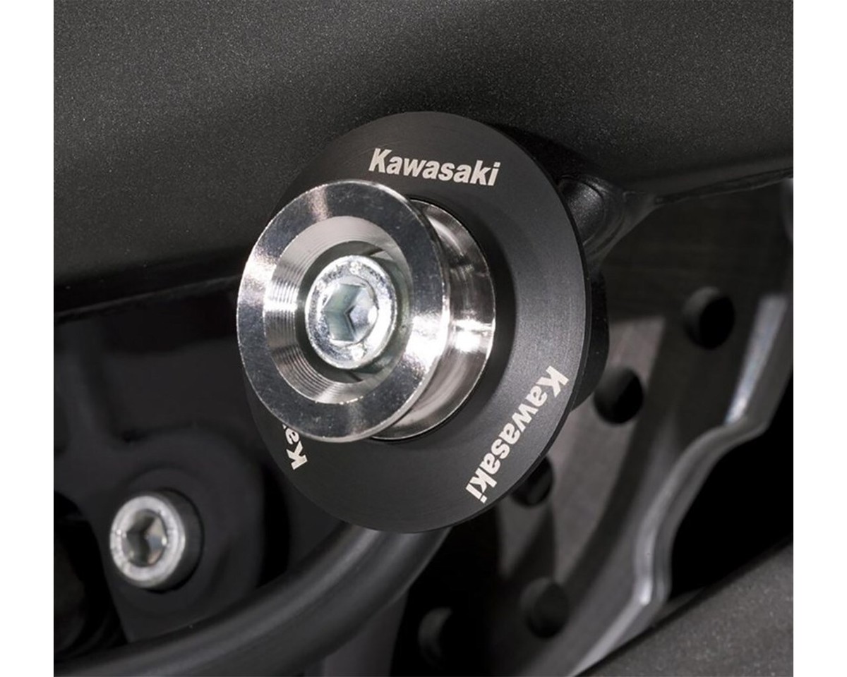 Kawasaki 8mm Swingarm Spools Stainless Multi-Fit 012BOY0013 | eBay