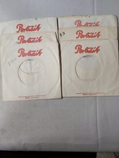 45 RPM 7" RECORD SLEEVES CO. SLEEVE 6 PACK SEE PHOTOS - Portrait SLV7