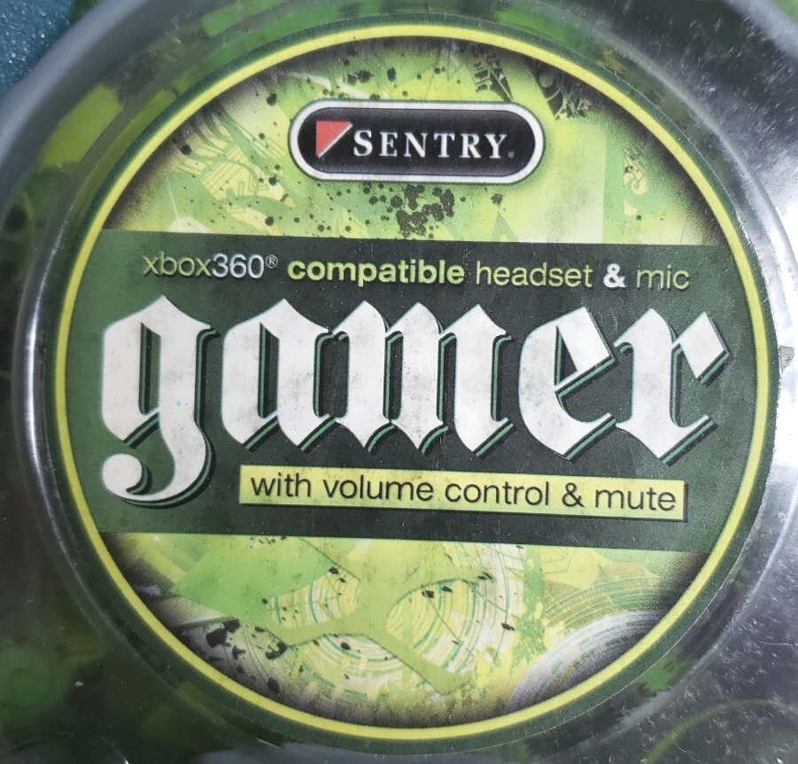 GAMER Headset and Mic XBox 360 Compatible NEW and SEALED Sentry XB200 - Image 3 of 4