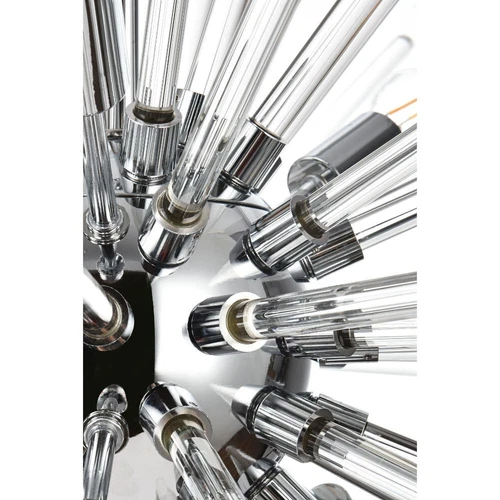 Large Modern Chrome Sputnik Chandelier Dining Room Foyer Ceiling Light Fixture - Picture 6 of 10