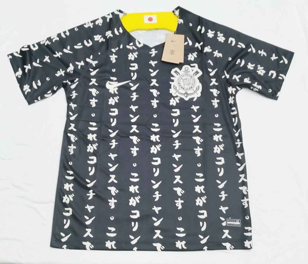 Corinthians Jersey Camisa Commemorative Japan 10 Years Black Version