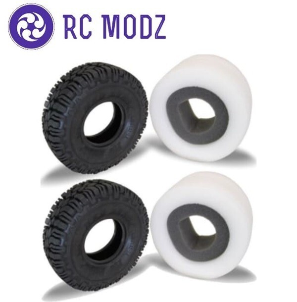 PItbull RC Mad Beast Scale 1.9 Tires with 2 Stage Foam (4 FOAM SETS) pbtPB9007NK