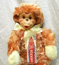 SPACE MONKEY plush Astronaut 15" Antique Nicky's Toy Mfg Co TORONTO Chimpanzee