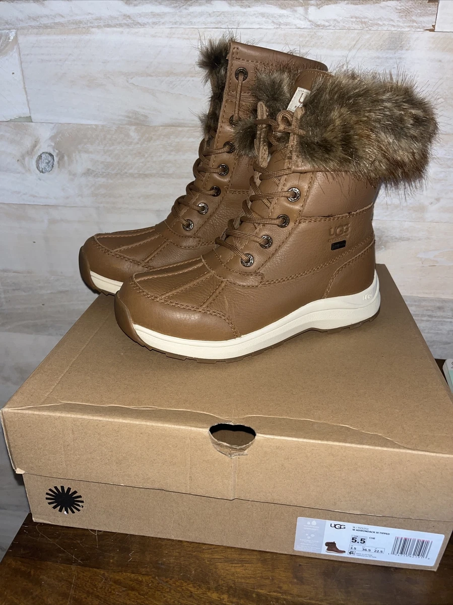 Bottes UGG Adirondack III Tipped (Chestnut) femme - Alpinstore