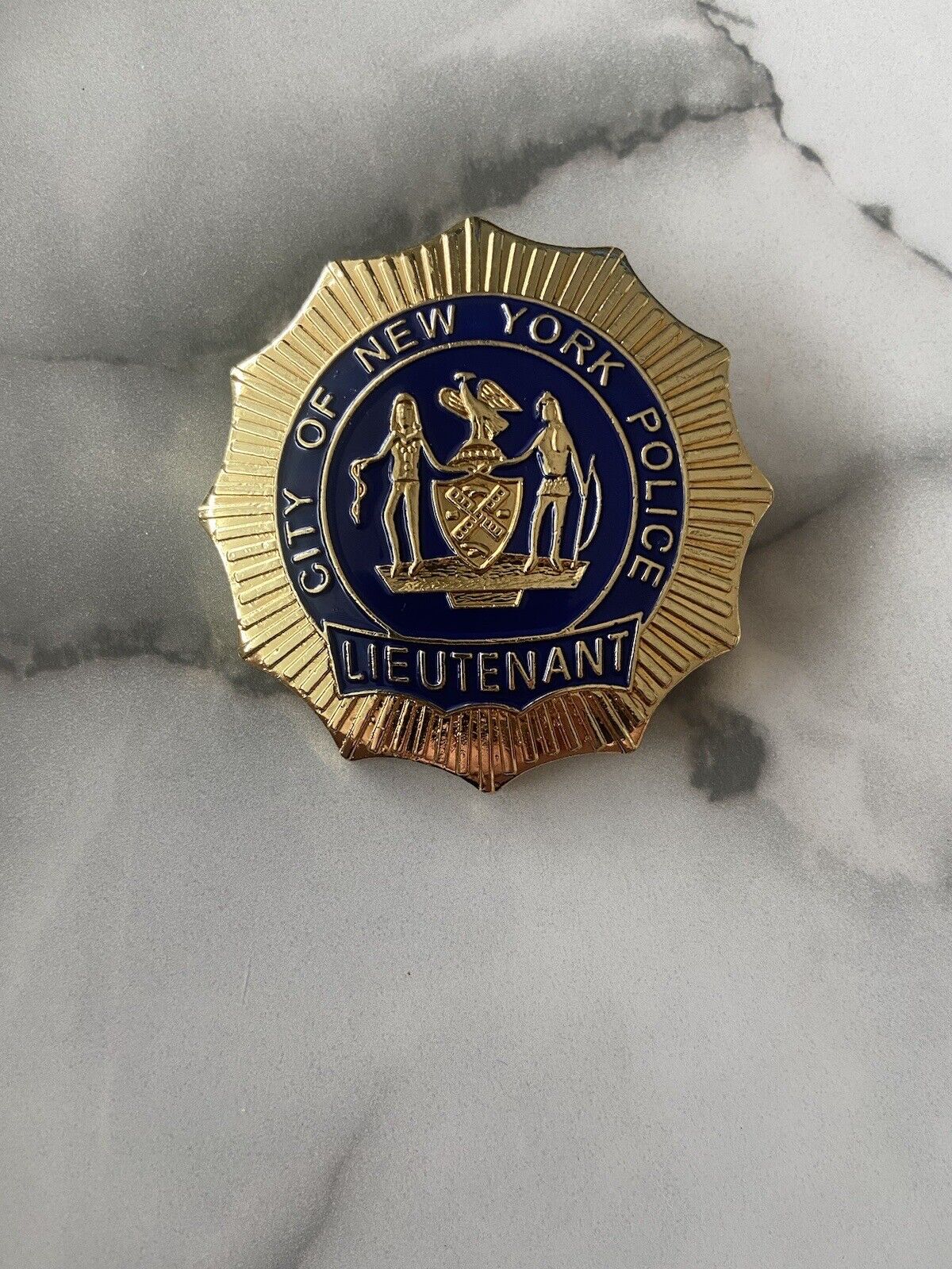 Historisches US Police Badge ReplicaSammlerstückeNachbildung Lieutenant