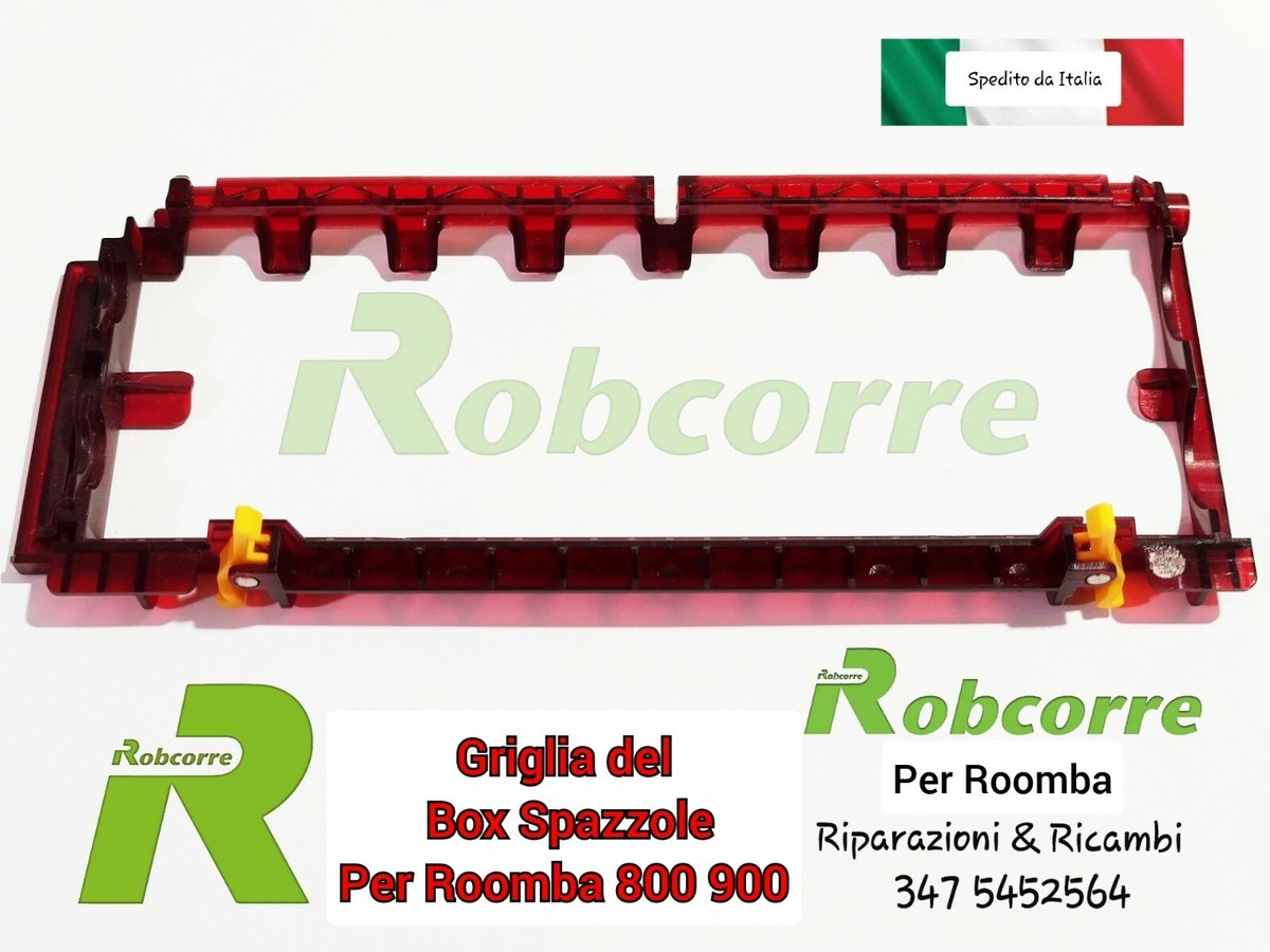 Griglia Fermo Spazzole Per Roomba Serie 500 - Ricambio IRobot (Scatola Rossa)