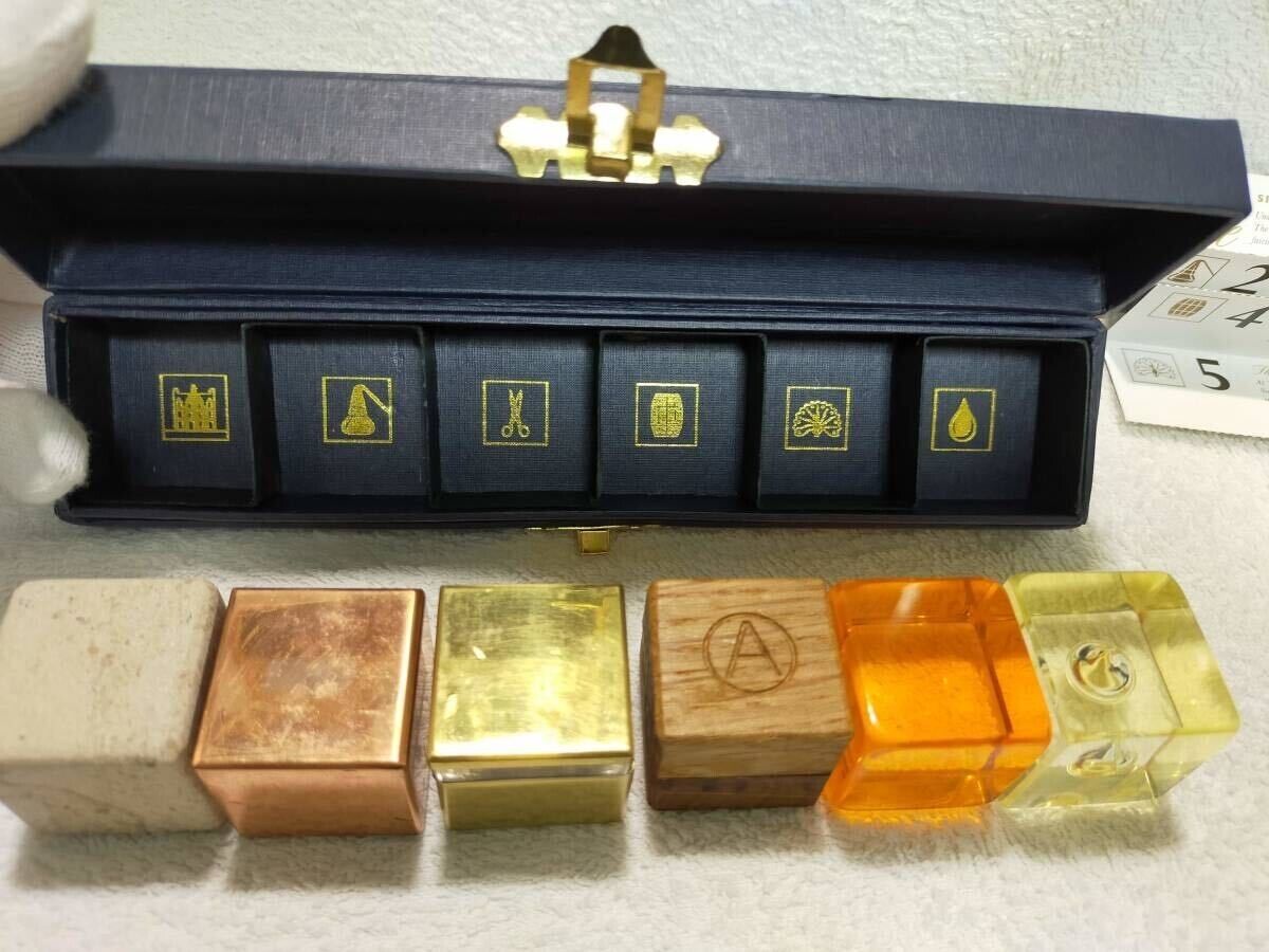 The MACALLAN The SIX PILLARS Cube 6 Set Very Rare Item Used The MACALLAN The SIX PILLARS Cube 6 Set Very Rare Item Used