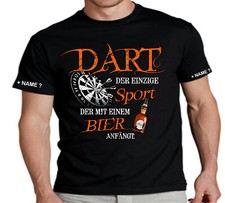 lustiges Dart T Shirt Dartshirt Biersport Darthemden Funshirts Sprüche Motive 67