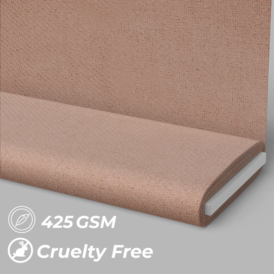 Beige 100% Cotton Flannel Fabric 425 GSM Jacket Sewing Cloth Material 148cm Wide - Image 4 of 4