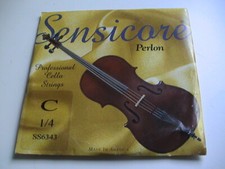 SENSICORE PERLON CORE SS6343 CELLO "C" STRING 1/4 SIZE