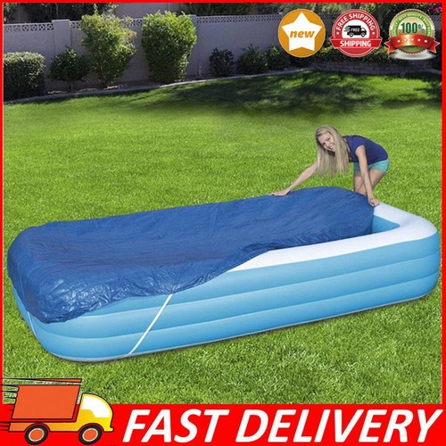 Foldable Pool Cover Dustproof Ground Pool Protector Rainproof for Blow